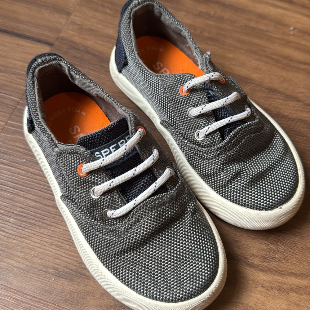 Sperry Kids Grey Slip Ons